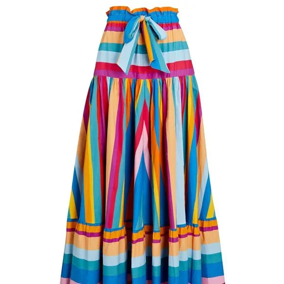 FARM Rio Striped Scarf Maxi Skirt - Picture 9 of 9
